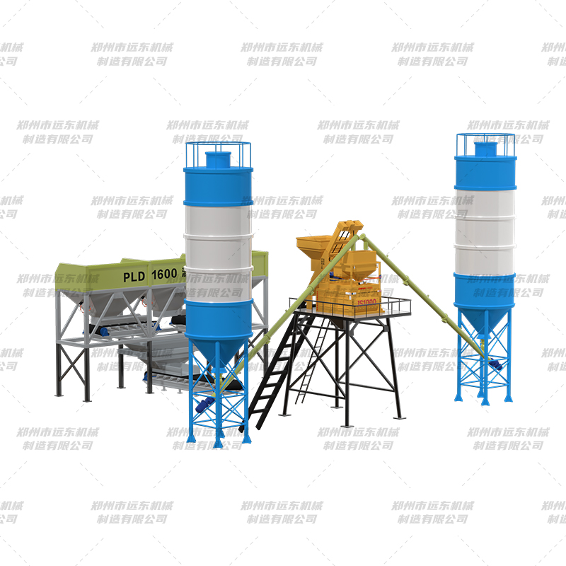 HZS50简易站(1000+3仓)(图1) HZS50简易站(1000+3仓)(图1)